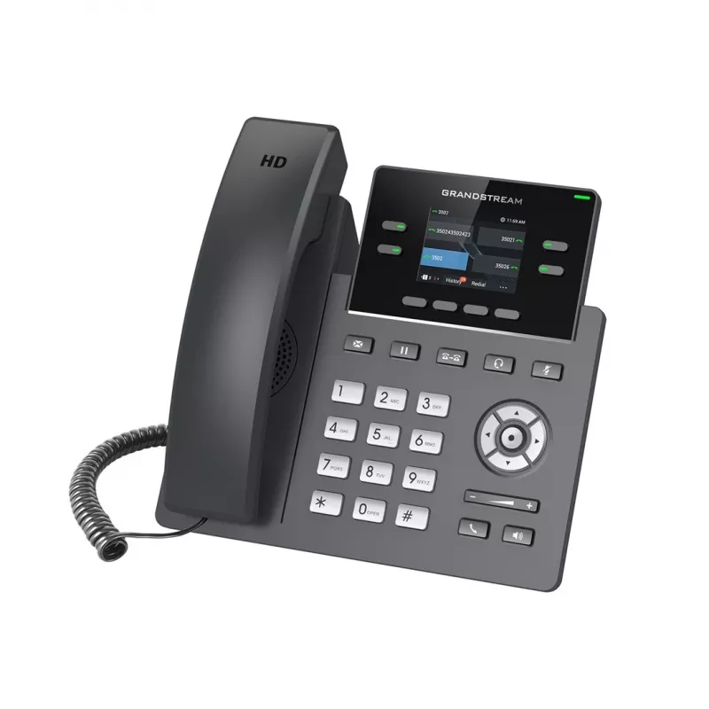 Grandstream Networks GRP2612 Telefon IP Czarny 2 linie
