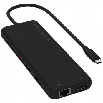 Wieloportowy adapter USB-C Satechi ST-P3D13K 13-w-1 z obsługą trzech wyświetlaczy