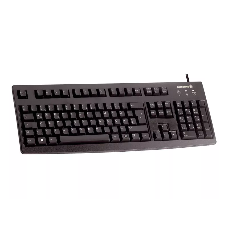 Klawiatura CHERRY G83-6104 uniwersalna USB QWERTY US English czarna
