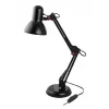 Lampa stołowa ESPERANZA AVIOR E27 12W LED, czarna, regulowana wysokość, giętkie ramię, gniazdo E27