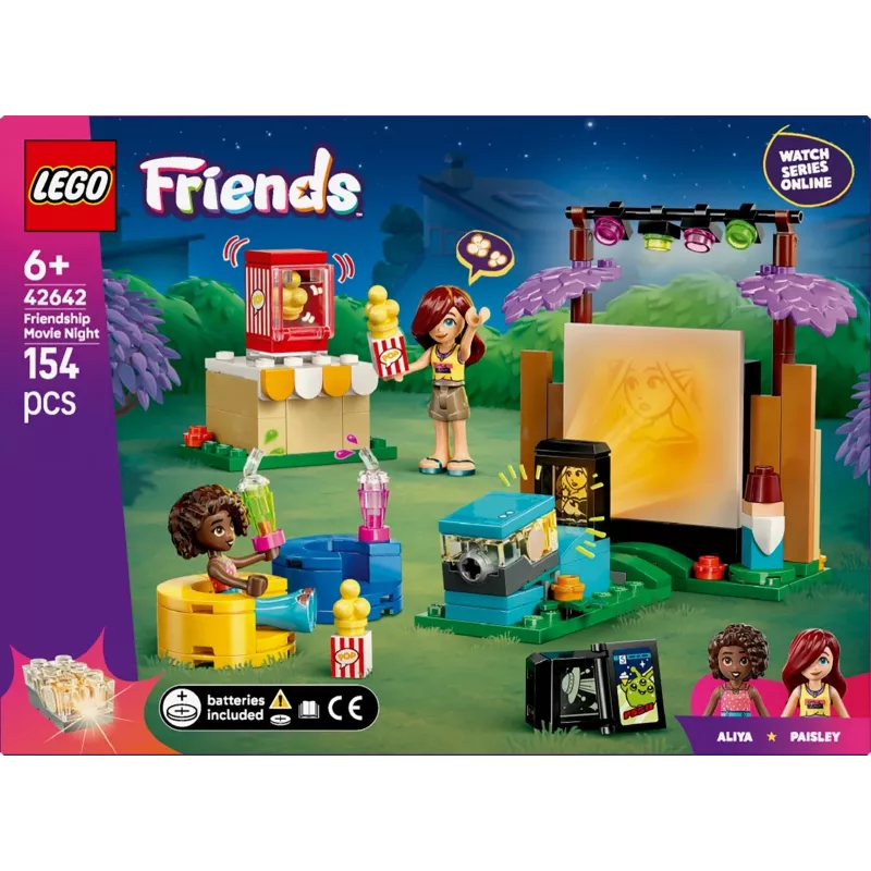 LEGO FRIENDS 42642 Przyjacielski wieczór filmowy