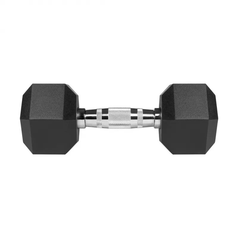REBEL ACTIVE Hantle żeliwne powlekane gumą 2x8 kg
