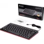 Perixx 11670 Klawiatura USB QWERTY Niemiecki - Angielski US Czarny (PERIBOARD-422 DE)