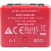 Shelly 1PM Mini Gen4 2-pak — Inteligentny przekaźnik Shelly Wi-Fi z pomiarem mocy, kompaktowa forma modułu/DIN
