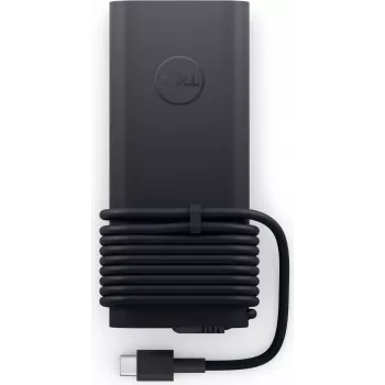 Cienka ładowarka USB-C GaN Dell 130W 492-BDQD — do laptopów i urządzeń