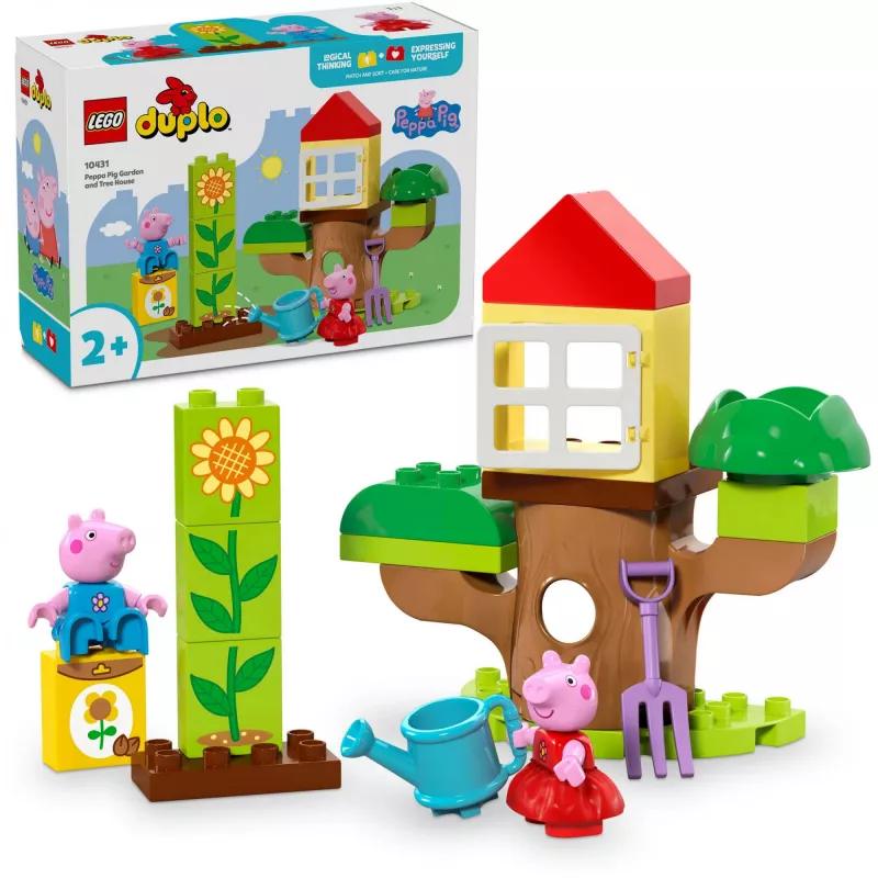 Lego 10431 Duplo Peppa Pig Ogródek i Domek na Drzewie