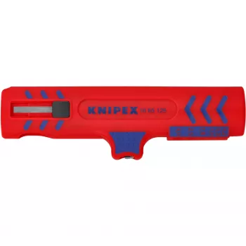 Knipex 16 85 125 SB ściągacz izolacji niebieski, czerwony