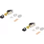 Złącze sieciowe RJ45 kat.8.1 ShiverPeaks BS08-45001-2 w obudowie metalowej – konfigurowalne w terenie