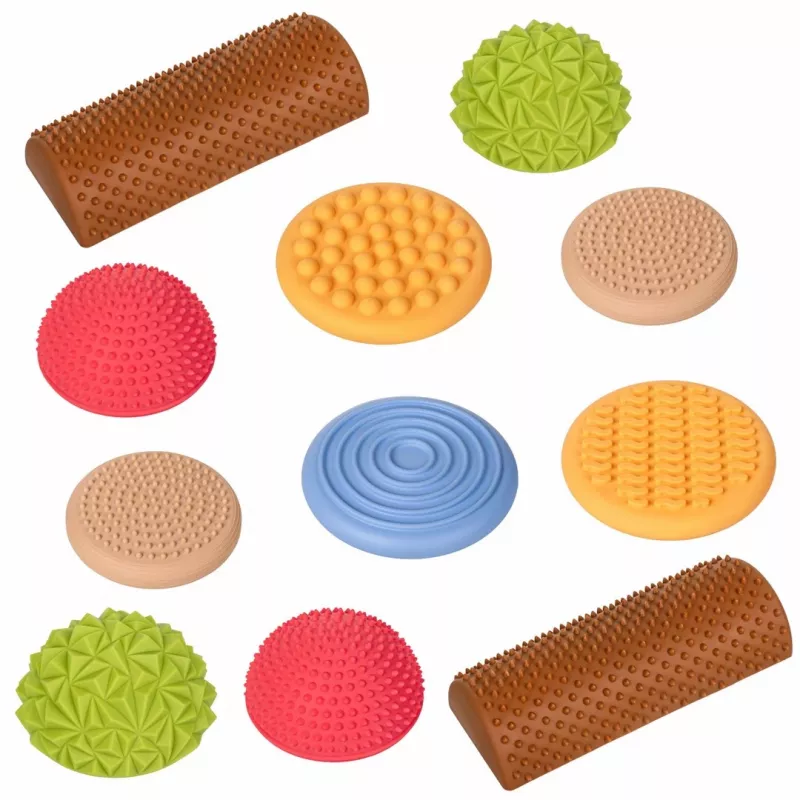 TULLO Fizjo ścieżka sensoryczna, pastelowa, 11 szt.