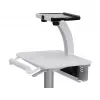 Ergotron Tablet Cart, SV10 - Wózek do tabletu / klawiatury - medyczny - Metal - Biały, Aluminium - Rozmiar ekranu: do 30,5 cm (do 12 cali)