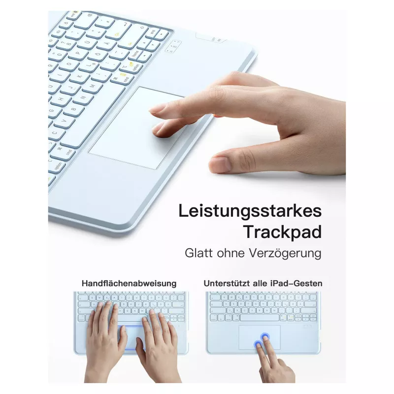 Klawiatura Inateck KB04118_BLUE do iPad Air 6 Pro 12 13