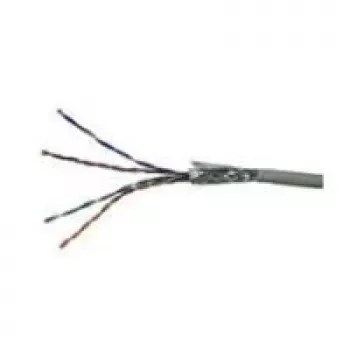 Kabel sieciowy Wentronic Goobay CAT 5e, SF/UTP, szary, 100 m - CU, AWG 24/1 (drut), PVC (15015)