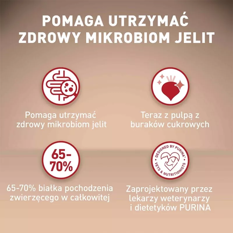 Sucha karma dla psów Purina Nestle Mini Adult Beef & Rice 800 g — sucha karma dla małych dorosłych psów, 27% białka, 17% tłuszczu