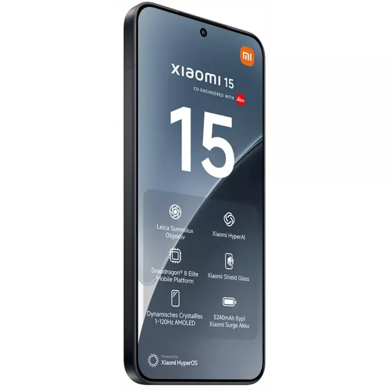 Xiaomi 15 16,1 cm (6,36 inch) 12 GB 512 GB 5240 mAh Czarny
