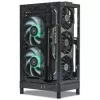 Obudowa PC Mini ITX/ATX ssupd Meshroom D (CS-MRD-BK-1) — kompaktowa czarna obudowa z panelami mesh