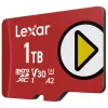 Karta pamięci MicroSDXC Lexar 1 TB UHS-I Class 10 U3 V30 Odczyt 205 MB/s Zapis 140 MB/s (czerwona)