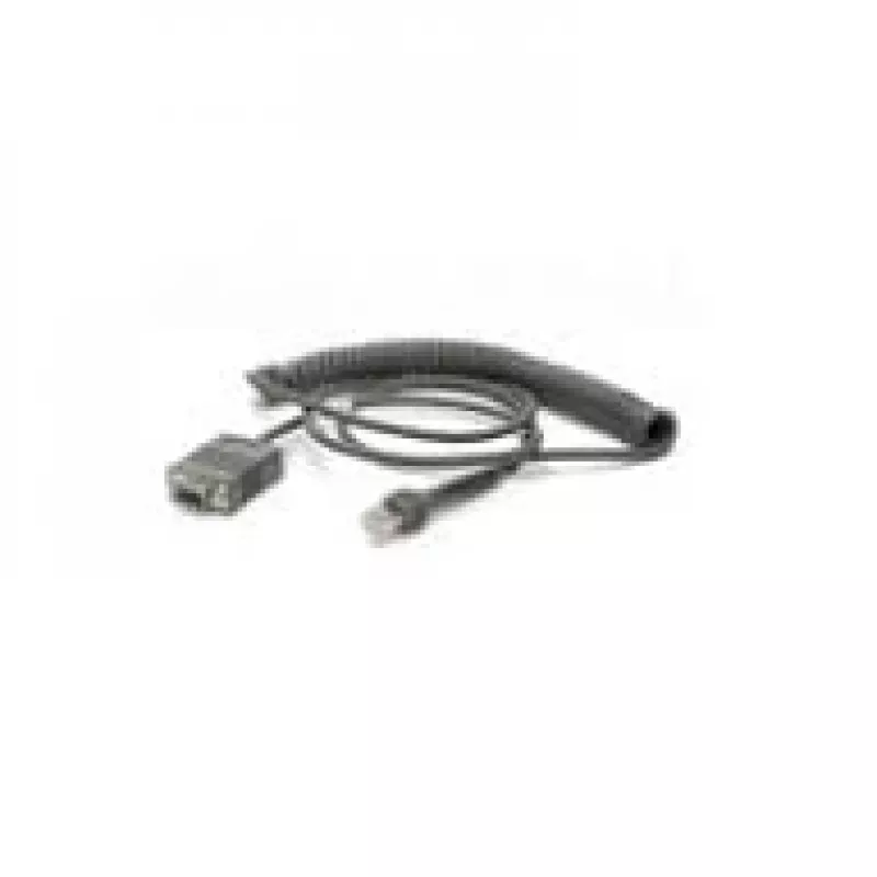 Zebra CBA-RF2-C09ZAR kabel szeregowy Czarny 2.8 m RS232 DB9