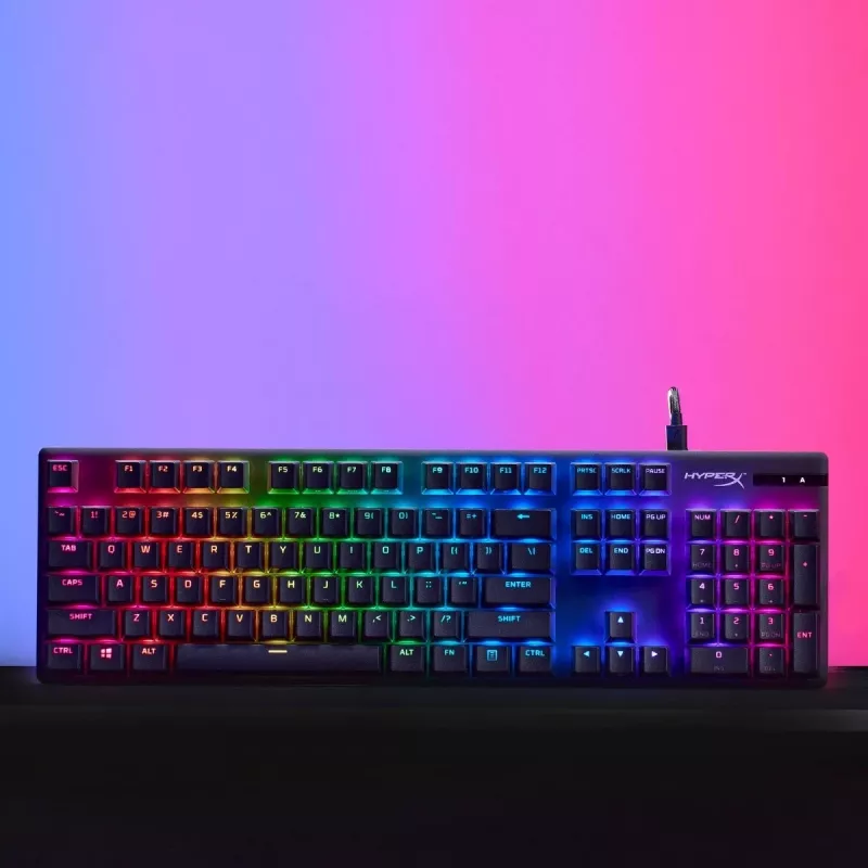 HyperX Alloy Origins PBT HX czerwony - Mechaniczna klawiatura gamingowa