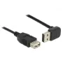 Kabel USB DeLOCK 1m USB 2.0-A na USB 2.0-A czarny
