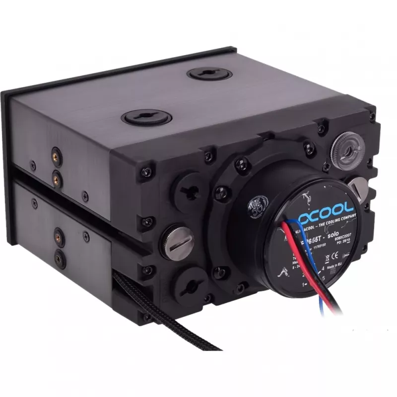 Alphacool Eisfach - Single Laing D5 - Dual 5,25 Bay Station (15247)