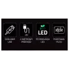 Dekoracyjne światło neonowe MANTA SNL90MT Style Neon Lights — motyw Astronauty na Rakiety