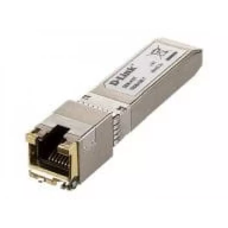 D-Link SFP+ 10GBASE-T miedź transceiver, miedź, 10000 Mbit/s, SFP+, T, 30 m, 10 Gigabit Ethernet