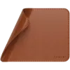 Satechi Premium mysz Pad - Podkładka pod mysz ze skóry wegańskiej (brązowa)