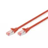 Patch Cord Digitus CAT 6 S/FTP DK-1644-005/R 0.5m czerwony