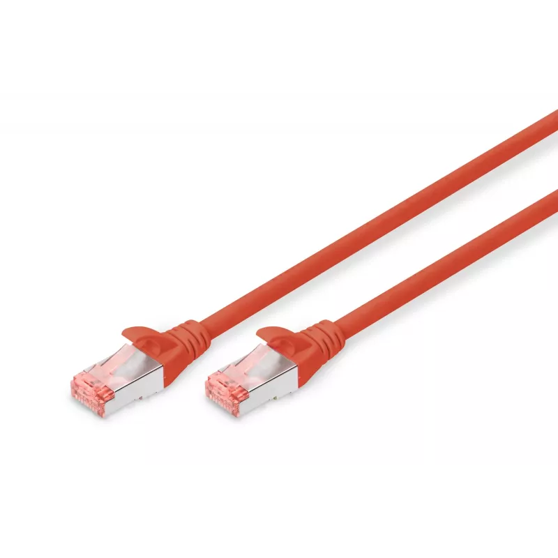 Patch Cord Digitus CAT 6 S/FTP DK-1644-005/R 0.5m czerwony