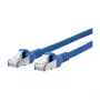 METZ CONNECT Kabel krosowy S/FTP Kat.6A Niebieski 5,0m
