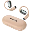 CANYON In-Ear Kopfhörer OnFlow 12 OWS, Beige Bluetooth 5.4, Umgebungsgeräuschunterdrückung, Touch-Steuerung, 4 Mikrofone mit ENC