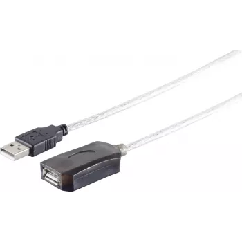 Przedłużacz USB ShiverPeaks 75604, aktywny wzmacniacz sygnału, długość 5 m, USB-A