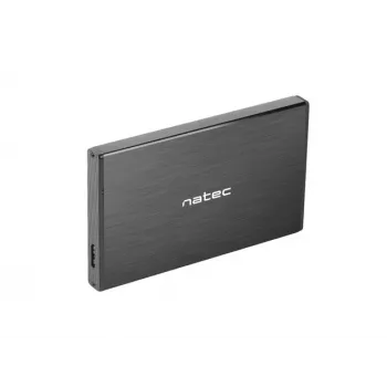 Obudowa NATEC RHINO GO USB 3.0 na 2,5'' SATA HDD/SSD, czarny aluminium