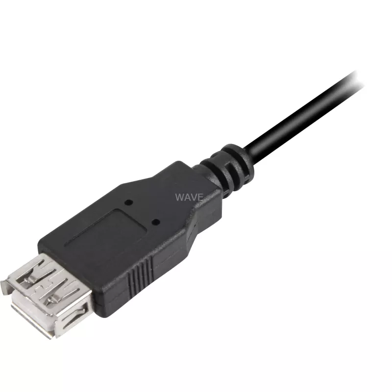 Kabel USB Sharkoon USB 2.0 0,5 m czarny