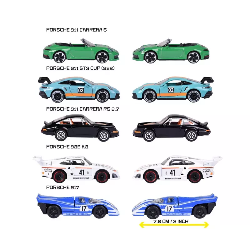 Vehicle Porsche Zestaw upominkowy 5 sztuk