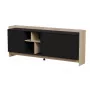 Cama PORTO 3D komoda 190x38x77 dąb/czarny