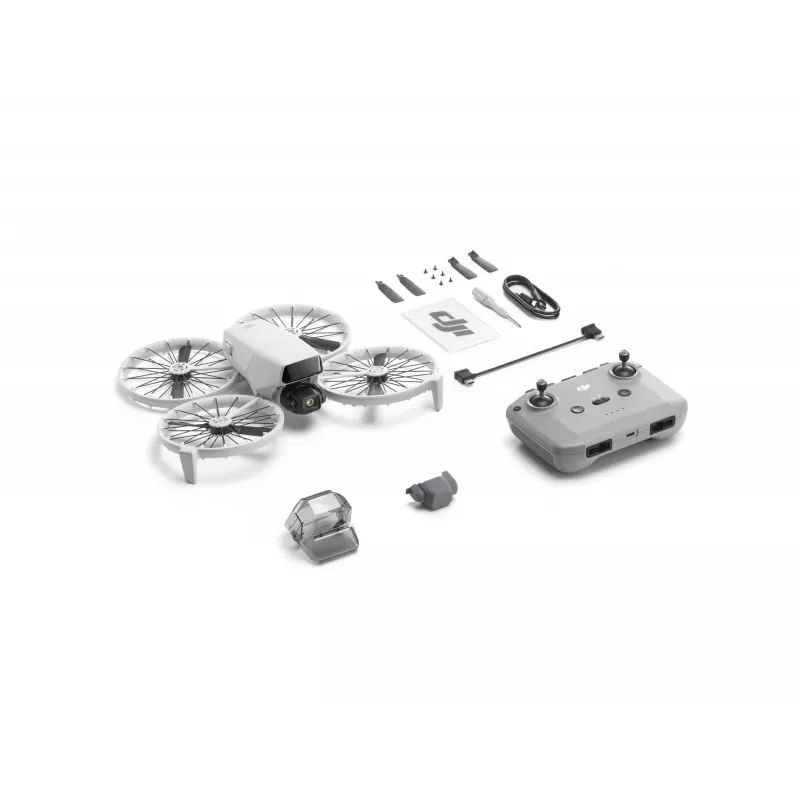 Dron DJI Flip 4 wirniki, kamera 48 MP, wideo 3840×2160, bateria 3110 mAh, czarny/biały