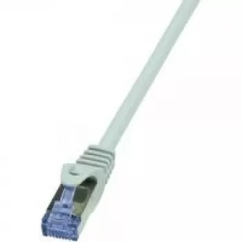 Kabel sieciowy LogiLink 0,25 m RJ-45 Cat6a Szary