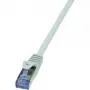 Kabel sieciowy LogiLink 0,25 m RJ-45 Cat6a Szary