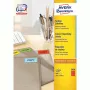 Samoprzylepne etykiety do drukarek Avery Coloured Labels czerwony 105 x 148 mm