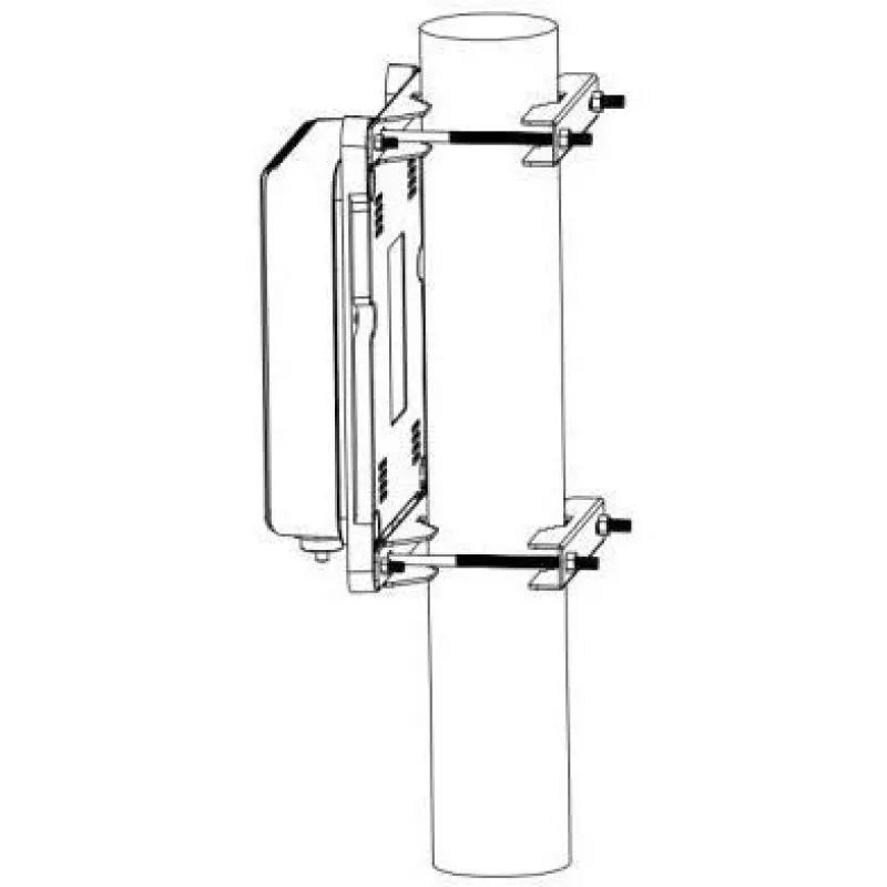Niezarządzalny przełącznik zewnętrzny Gigabit ALLNET 3-portowy ze 100W PoE, model ALL-SGO83-Pole-Kit