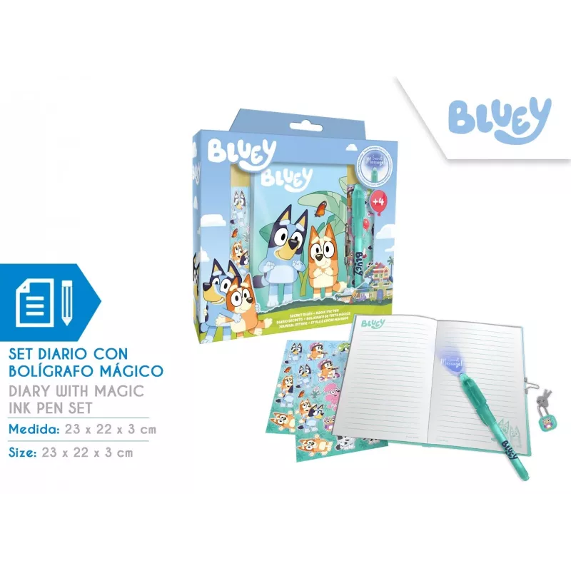 Pamiętnik z magicznym długopisem Bluey