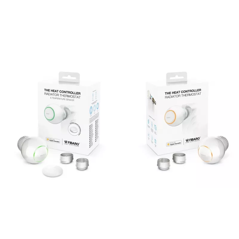 Fibaro The Heat Controller Starter Pack ZW5 EU termostat Z-Wave Biały