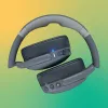 Słuchawki Skullcandy Crusher Evo — przewodowe i Bluetooth, szary, 40 h odtwarzania, USB-C, AUX, składane
