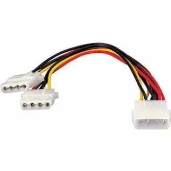 Przewód zasilający wewnętrzny Equip, Molex (4-pin), 2 x Molex (4-pin), 0,2 m, męski, żeński, prosty