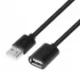 Przedłużacz USB AM-AF 1,8 m czarny