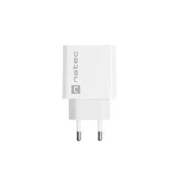 Wewnętrzna szybka ładowarka USB-C NATEC RIBERA 12V 20W Quick Charge 3.0 biała