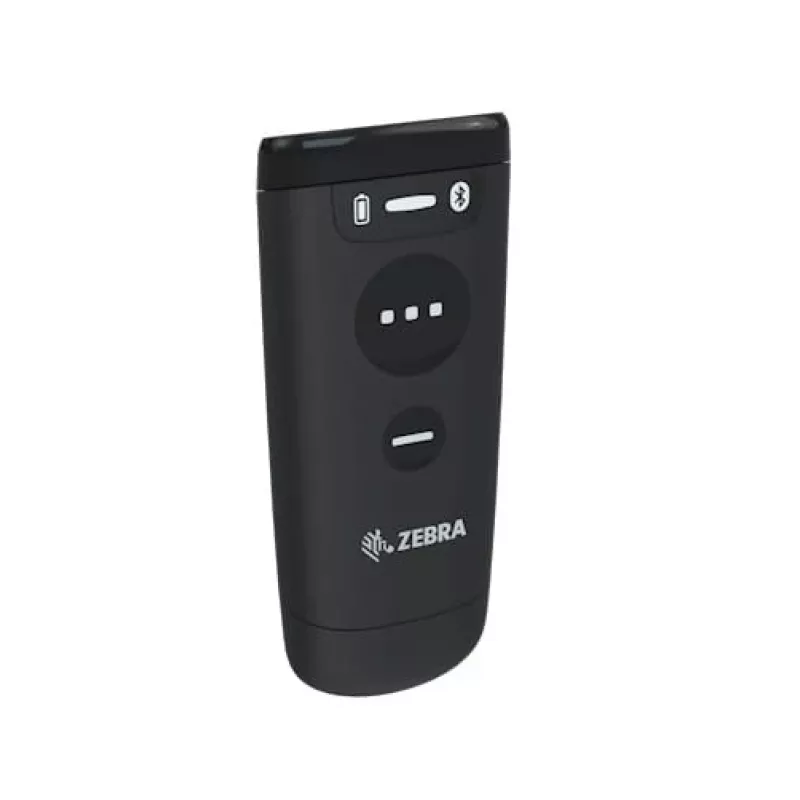Ręczny czytnik kodów kreskowych Zebra CS60 1D/2D LED bezprzewodowy IP65 czarny, Bluetooth/USB, zasięg 100 m, 83 g
