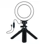 Pierścieniowe światło LED 12 cm ze statywem do 14,5 cm, USB