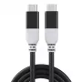 Kabel USB-C - USB-C, PD100W, 40Gbps, USB4 (Czarny, 3m)